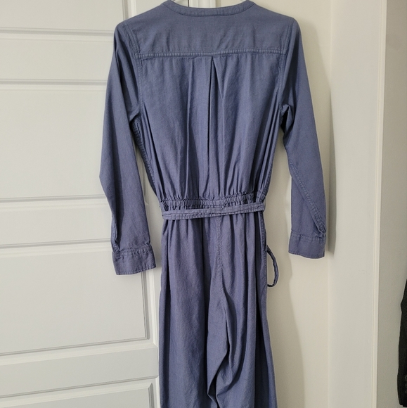 Denim romper jumpsuit - Picture 3 of 4